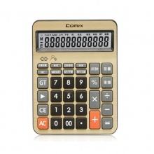 齐心计算器C-8168 语音 金色 10个/盒