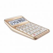 齐心计算器C-89 爱尚语音  典雅银色 10个/盒
