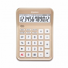 齐心计算器C-89 爱尚语音  典雅银色 10个/盒