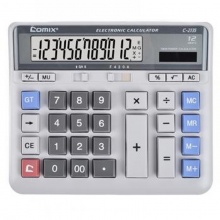 齐心计算器KA-2135 舒适按键 卡装 灰色 2个/盒