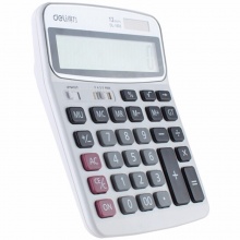 得力计算器1603 桌面型 灰白色 192×157×40mm 10个/盒