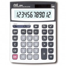 得力计算器1616A 桌面型 灰色 208×154×40mm 10个/盒