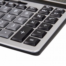 得力计算器1672A 桌面型 黑灰色 211×154×41mm 10个/盒