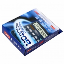 得力计算器837 桌面型 黑色 150×120×52mm 20个/盒