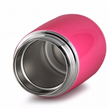 希诺不锈钢双层真空保温杯XN-5633 270ml,粉红