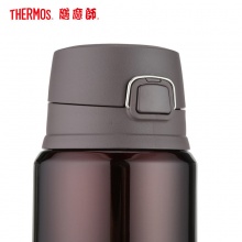 膳魔师 SK4000 304不锈钢真空保温运动杯 棕色/亮蓝色 780mL