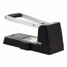 得力两孔重型打孔机0150孔距80mm 直径6mm 150页 黑色