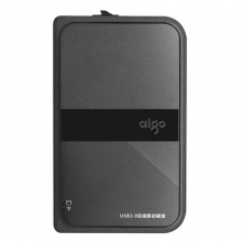 爱国者 移动硬盘HD816 500G 抗震防摔\机线一体\无线路由 USB3.0 黑色