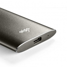 爱国者 移动硬盘S01 120G SSD固态\精致小巧 USB3.0 褐色