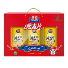 西麦燕麦片礼盒装1000g