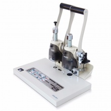 得力铆管财务凭证装订机3875 装订厚度30mm(灰)