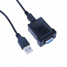 得力点钞机专用升级数据线2111(黑)9针数据线 USB