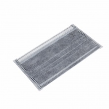 得力19382一次性活性炭口罩(灰色)175*95mm（4层）(50只/盒)