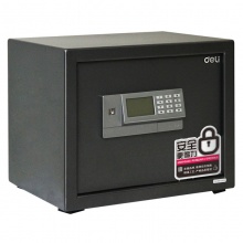 得力电子密码保管箱3652(银灰)H350×W430×D320mm 保险柜/保密柜/保险箱