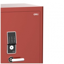 得力电子密码保险箱4007(咖啡色、酒红色)H812*W480*D480mm（H不含底座和脚轮） 保险柜/保密柜/保险箱