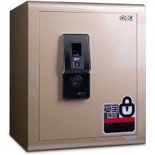 得力指纹保险箱4022(金色)H450*W380*D340mm 保险柜/保密柜/保险箱