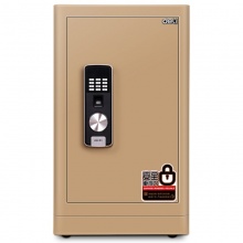 得力电子防盗保险箱4068(浅金)75*43*40cm指纹、密码、钥匙 保险柜/保密柜/保险箱