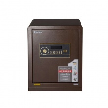 齐心电子密码保管箱BGX-2048(棕色)480*380*320mm密码+钥匙 保险柜/保密柜/保险箱