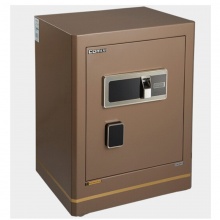 齐心指纹保管箱BGX-50ZW金色水纹500*400*350mm密码+钥匙 保险柜/保密柜/保险箱