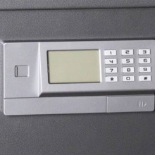 得力电子密码保管箱3651(银灰)H260×W380×D250mm 保险柜/保密柜/保险箱