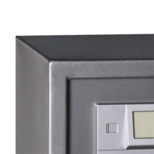 得力电子密码保管箱3651(银灰)H260×W380×D250mm 保险柜/保密柜/保险箱