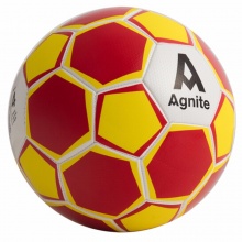 安格耐特F1206_4号PU机缝足球(红+黄)混色
