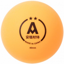 安格耐特F2392Y乒乓球(黄色)(6个/盒)