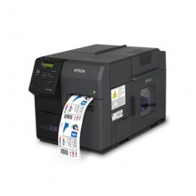爱普生工业级高速全彩色标签打印机Epson TM-C7520G 标配 喷墨4色标签机