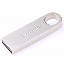 金士顿优盘DTSE9H 16GB USB2.0 金属 银色 5年质保