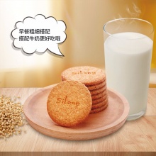 思朗纤麸黑芝麻消化饼干 380g 12袋/件