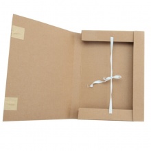 进口牛皮纸档案盒700g进口纸A4,背宽3cm50/扎