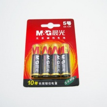 晨光（M&G） 无汞碱性电池 4粒/排 5号 ARC92556