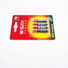 晨光（M&G） 无汞碱性电池 4粒/排 7号 ARC92557