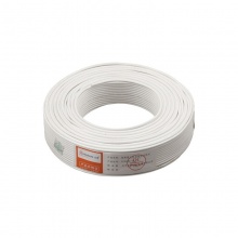 山泽4芯多股纯铜电话线C28AWG-4C 150米/卷 白色