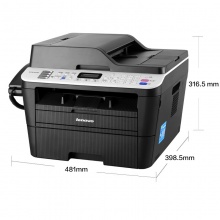 联想（Lenovo）M7675DXF 中速 支持自动双面打印和网路打印 自动输稿 A4黑白激光一体机（打印、复印、扫描、传真）
