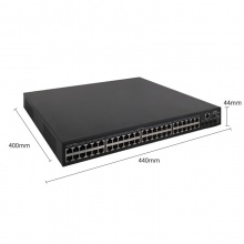 华三（H3C）S5048PV3-EI-PWR 48口全千兆二层WEB网管POE企业级网络交换机