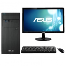 华硕(ASUS）D340MC 商务台式电脑 G5400/4G/500G/集显/无光驱/win10专业版/ASUS(VA209)19.5英寸