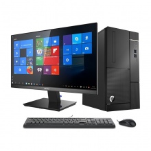 清华同方 超越E500台式电脑 B460 I5-10400/8G/256G SSD+1T/集成显卡/无光驱/Win10专业版/（TF2421）23.8寸/三年质保