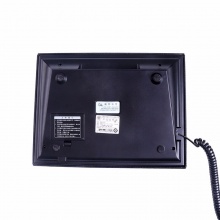 中诺C097真皮座式固定电话机家用商务办公室座机免提通话语音报号