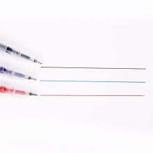 晨光 GP1280 葫芦头中性笔 0.5mm 磨砂透明杆 黑色/红色/蓝色/墨蓝 12支/盒