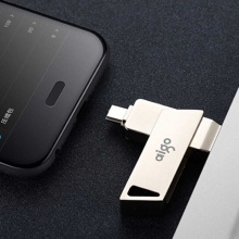 爱国者 优盘\U盘U350 64G Type-c接口手机双用 USB3.0 银色