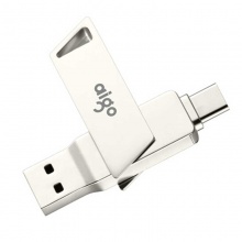 爱国者 优盘\U盘U350 128G Type-c接口手机双用 USB3.0 银色