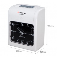 齐心微电脑考勤机MT-6200N 双色停电打卡