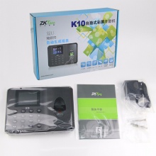 中控指纹考勤机K10指纹容量1000枚 、记录5万条、USB数据线下载，彩屏、中控指纹采集、U盘下载、T9输入法、SSR自动生成报表