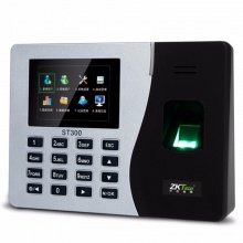 中控指纹考勤机ST300指纹容量2000枚、记录8万条、通讯方式TCP/IP、U盘下载
