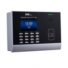 中控射频卡考勤机ID卡考勤M200卡片容量10000，记录容量100000条，中文显示，无后备电源，串口下数据，TCP/IP