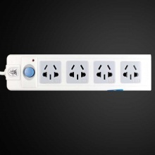子弹头电源转换器TS-014 10A 4孔三相2.8米 1控4 72个/件