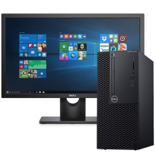 戴尔（DELL）OptiPlex 3060MT 黑色 台式电脑（含键鼠）I5-8500 8G 128GSSD+1T 集显 无光驱（win10专业版+21.5英寸显示器E2220H）