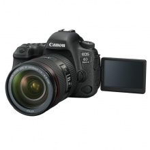 佳能全画幅数码单反相机EOS 6D Mark II 套机 EF 24-105mm f/4L IS II USM （含闪迪高速128G SD卡/相机手腕带/相机包/钢化膜/uv镜/清洁套装/3年质保）