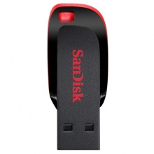 闪迪(SanDisk)4GB USB2.0 U盘 CZ50酷刃 黑红色